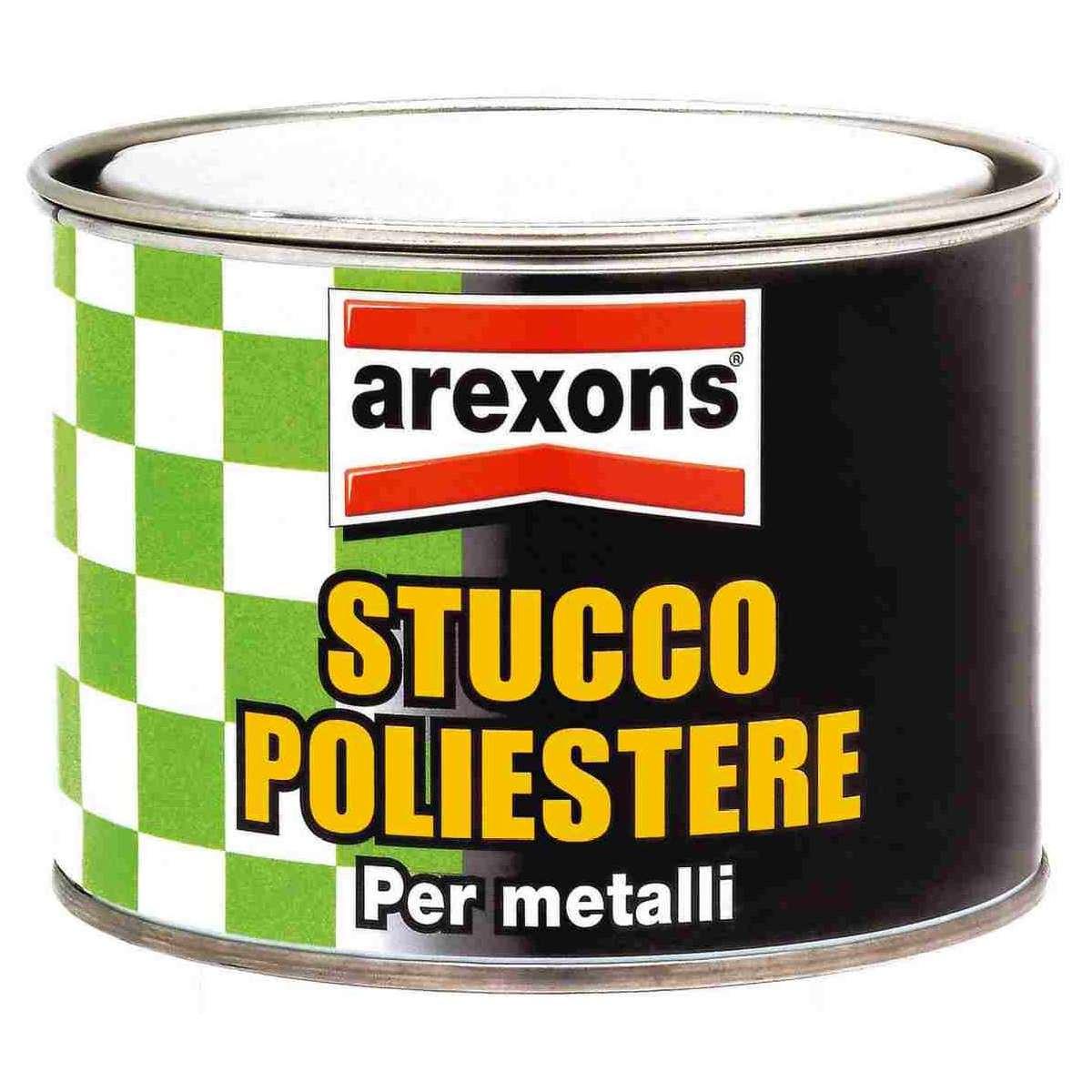 Stucco Poliestere per Metalli 800g - Riparazioni Resistenti e Durature su Superfici Metalliche Arexons Stucco Poliestere per Metalli 800g - Riparazioni Resistenti e Durature su Superfici Metalliche Arexons